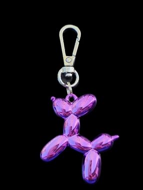 Bohemian Trinkets Purple Looney Balloon-y Bag Charm/Keychain